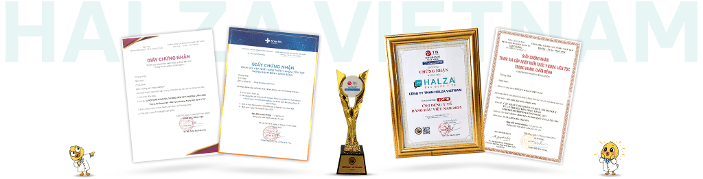 Các chứng nhận của Halza